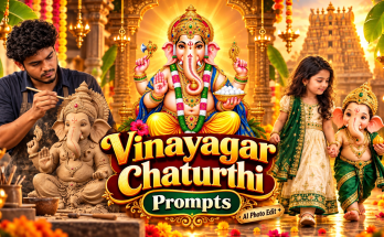 Vinayagar Chaturthi photo editing AI prompt result