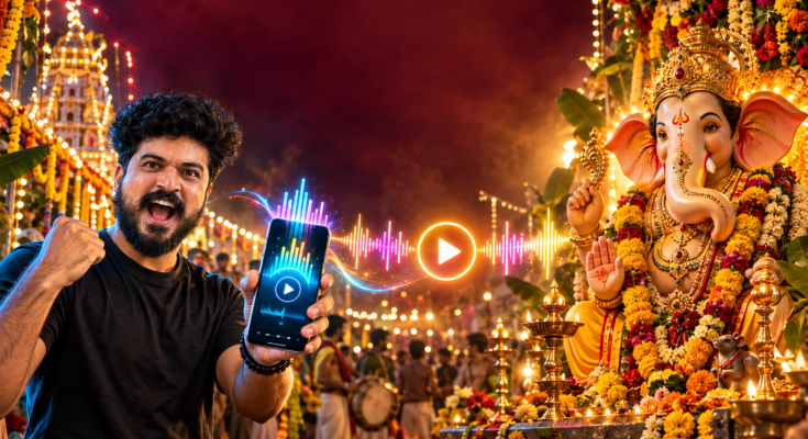 Suno AI Vinayagar Chaturthi song prompt with gang name