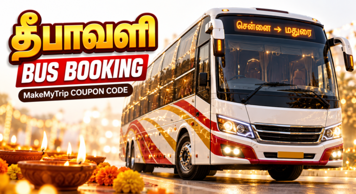 MakeMyTrip Bus Booking: Diwali 2026 Offers and Coupon Codes
