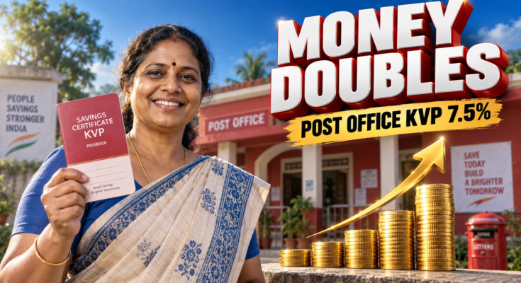 Kisan Vikas Patra 2026 money doubles from 1 lakh to 2 lakh at post office