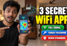 WiFi apps showing signal strength in each room on mobile