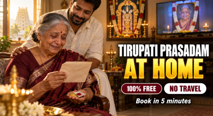 Tirupati Laddu Prasadam at Home for Free: 2026 Booking Guide