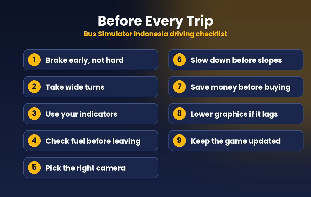 Bus Simulator Indonesia: 9 Essential Tips for a Smooth Drive